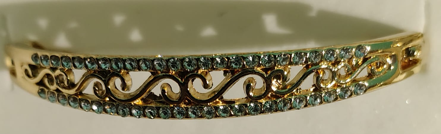 Premium Designer Bangle with Free Earrings – Choose Your Design | LUMINIYA JEWELS
