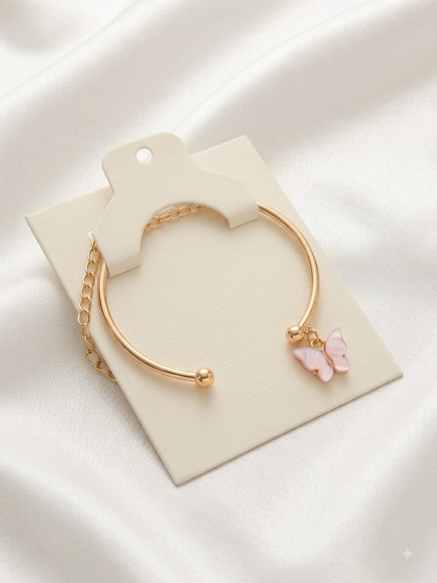 Elegant Butterfly Pearl Necklace & Bracelet Set | LUMINIYA JEWELS